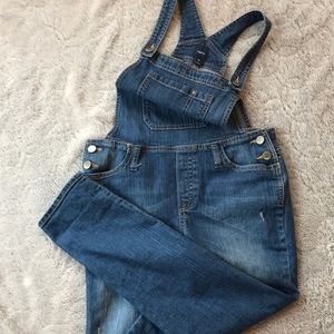 GAP Kids XL denim overalls.